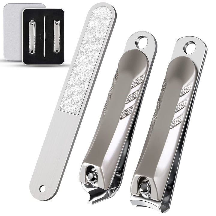 Nail Clippers Set - Silver