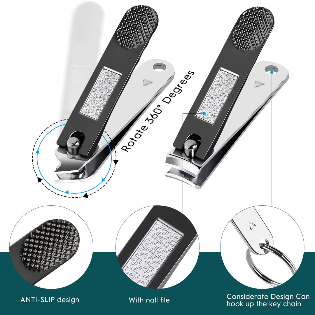 Nail Clippers Set - Black