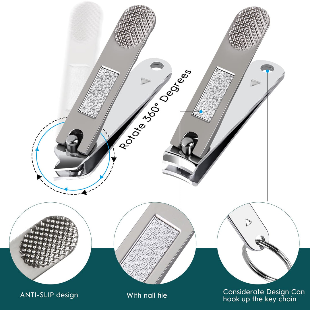 Nail Clippers Set - Silver