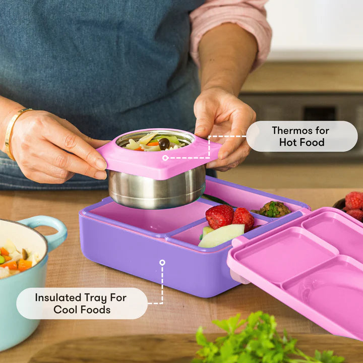>OmieBox Lunch Box - Unicorn Pink