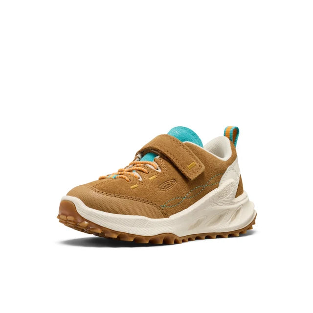 >KEEN Kids Jasper Zionic All-Terrain Traction Sneaker - CHIPMUNK/BALTIC
