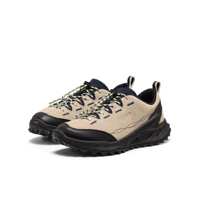 >KEEN Kids Jasper Zionic All-Terrain Traction Sneaker - SAFARI/WAX YELLOW