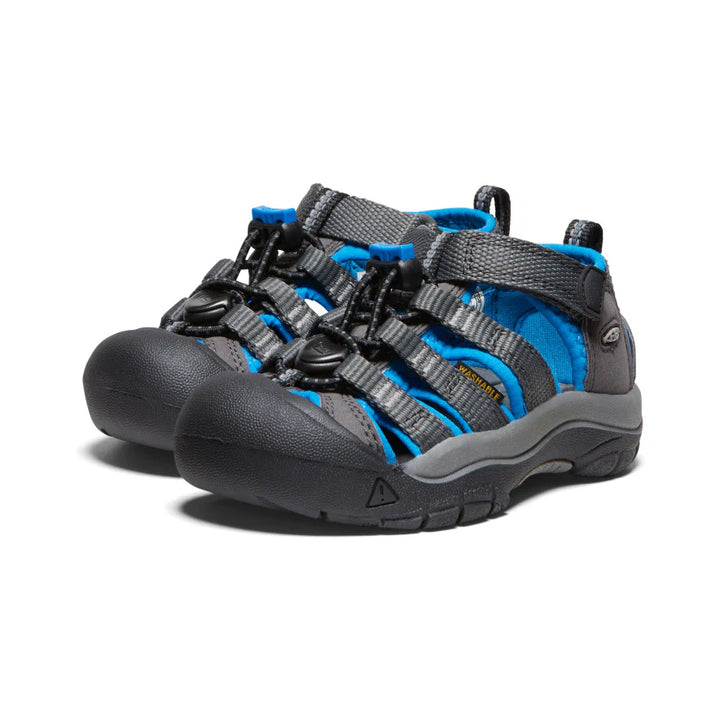 >KEEN Kids Newport H2 Quick-Dry Sandal Sandal - MAGNET/BRILLIANT BLUE