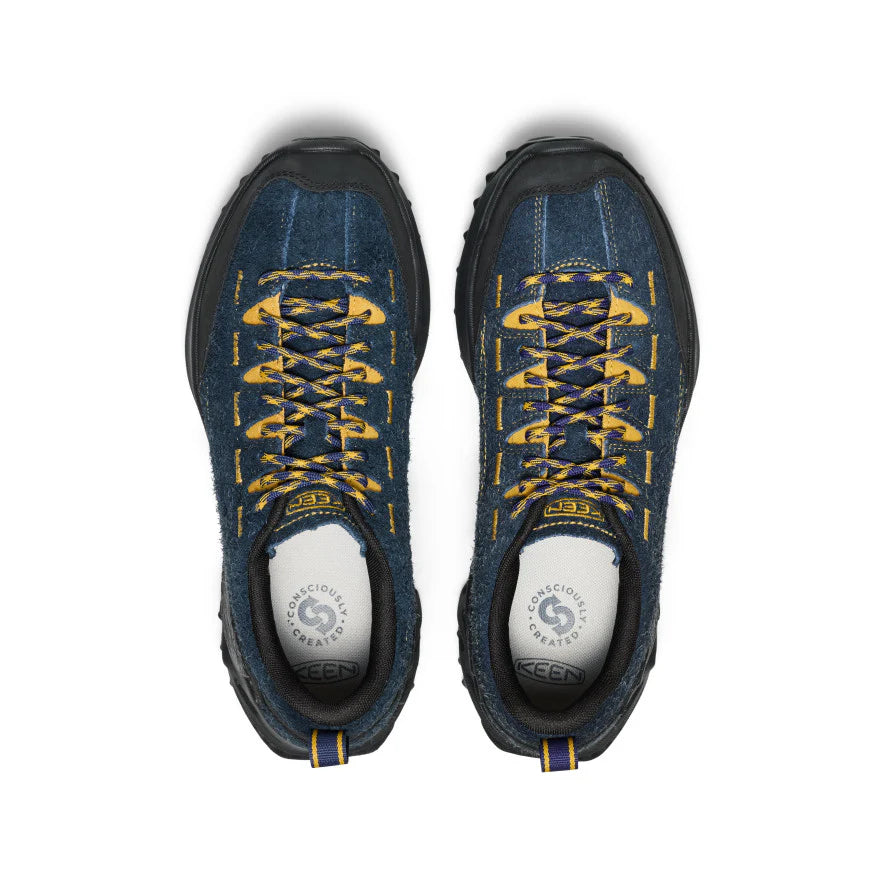>KEEN Men's Jasper Zionic Sneaker - Sky Captain/Lemon Curry