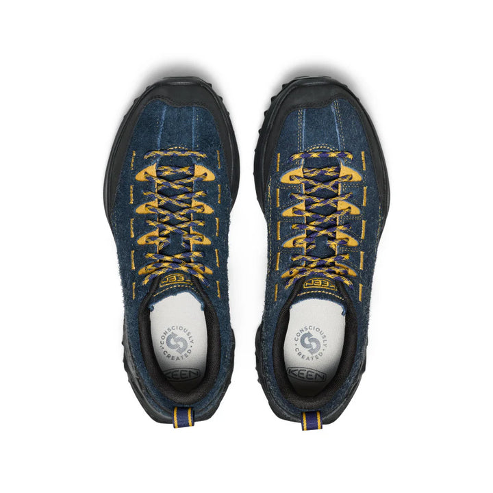 >KEEN Men's Jasper Zionic Sneaker - Sky Captain/Lemon Curry
