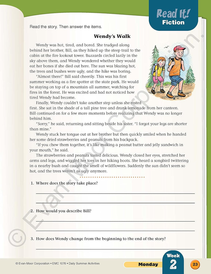 Evan-Moor Grade 5-6 Daily Summer Activities