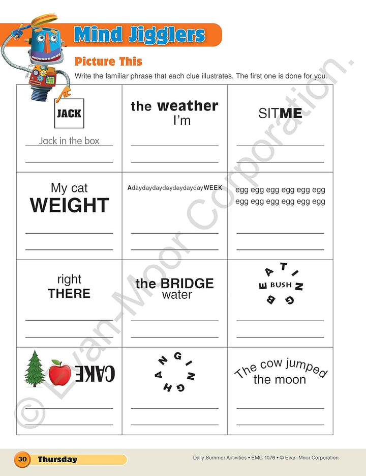 Evan-Moor Grade 5-6 Daily Summer Activities