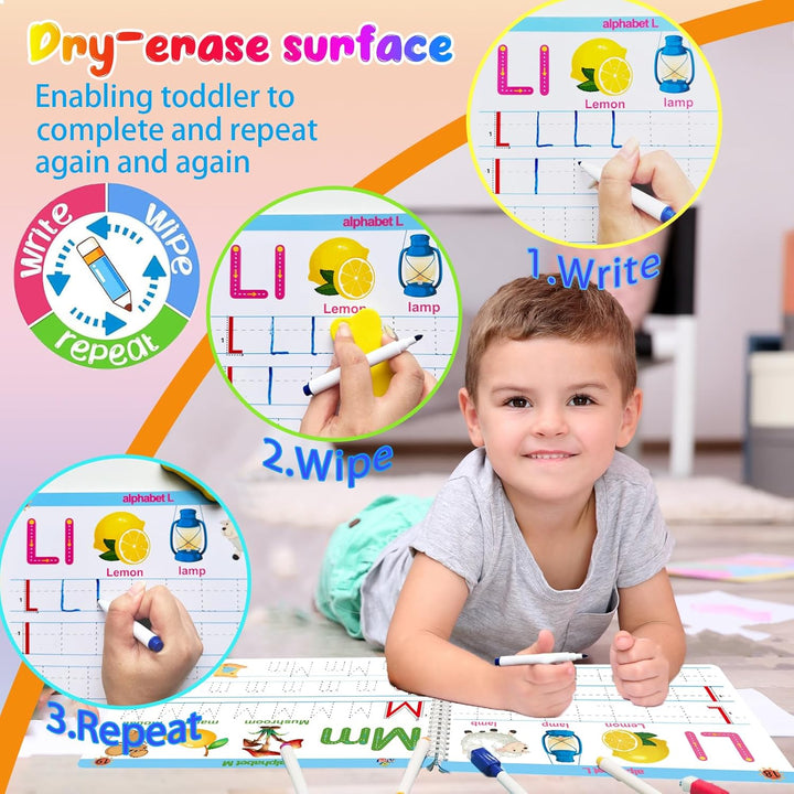 Preschool Learning Activities Educational Workbook - 53 Activities