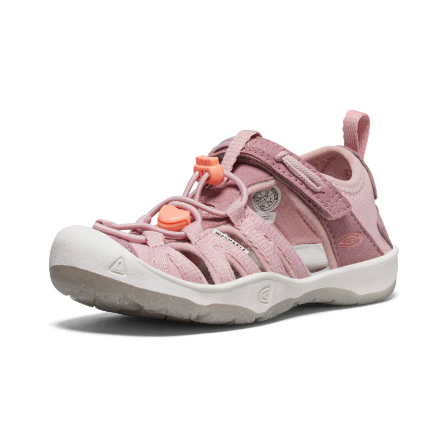 KEEN Kids Moxie Lightweight Sandal - Nostalgia Rose/Papaya Punch