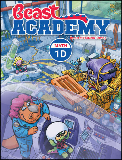 Beast Academy Level 1 - Ages 6‑8 with FREE Puzzles Book