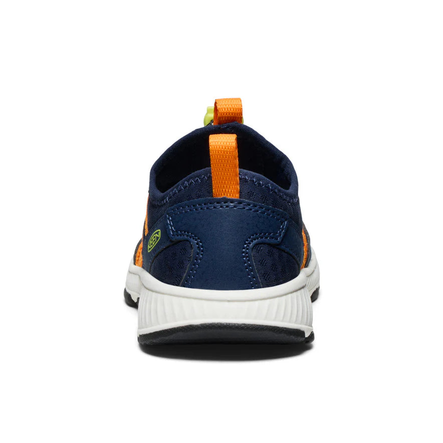 KEEN Kids Motozoa All-Terrain Sneaker - NAVAL ACADEMY/BRIGHT MARIGOLD