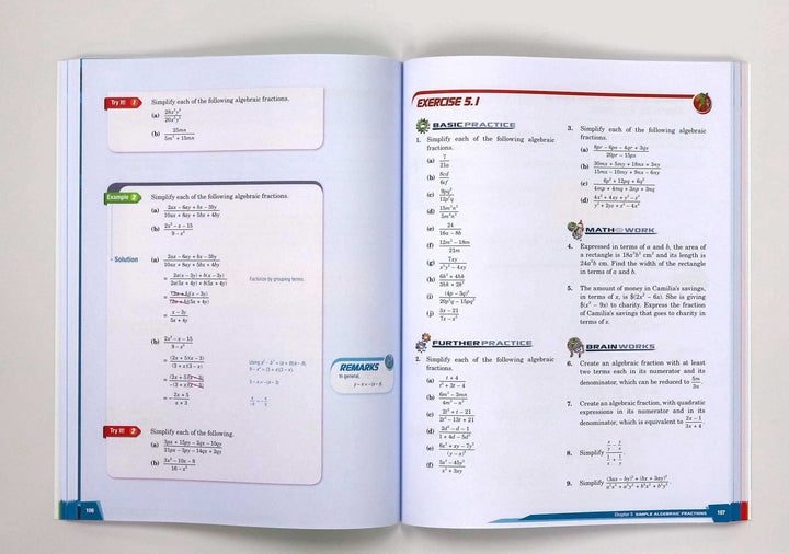 Singapore Math - Dimensions Math Textbook 8A