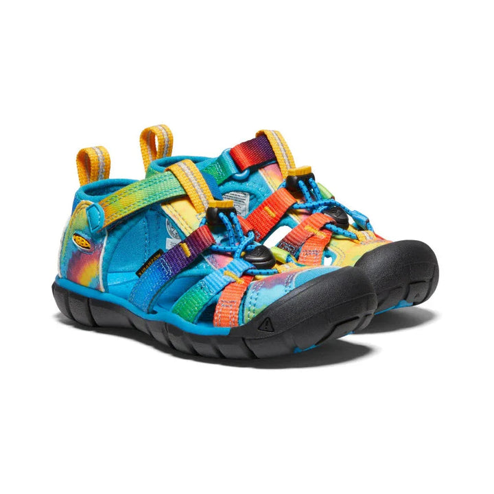 KEEN Kids Seacamp II CNX Hybrid Water Sandal - Vivid Blue/Original Tie Dye