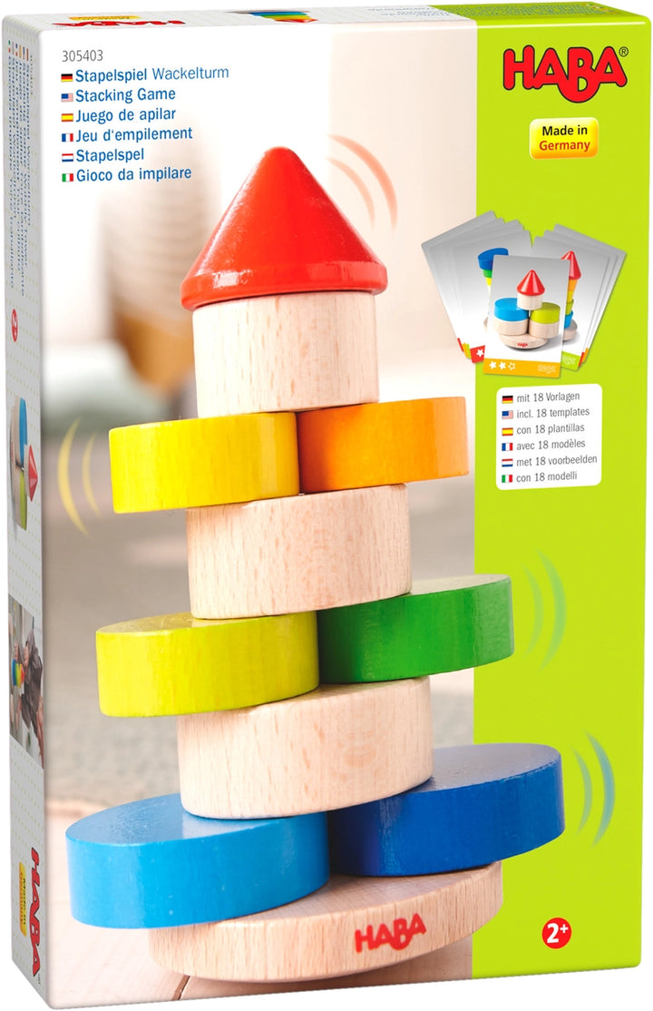 HABA Wobbly Tower Stacking Game