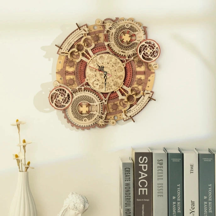 Rokr Puzzles DIY 3D Wooden Puzzle Wall Clock