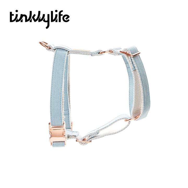 Tinklylife Dog MACARON Harness - Blue