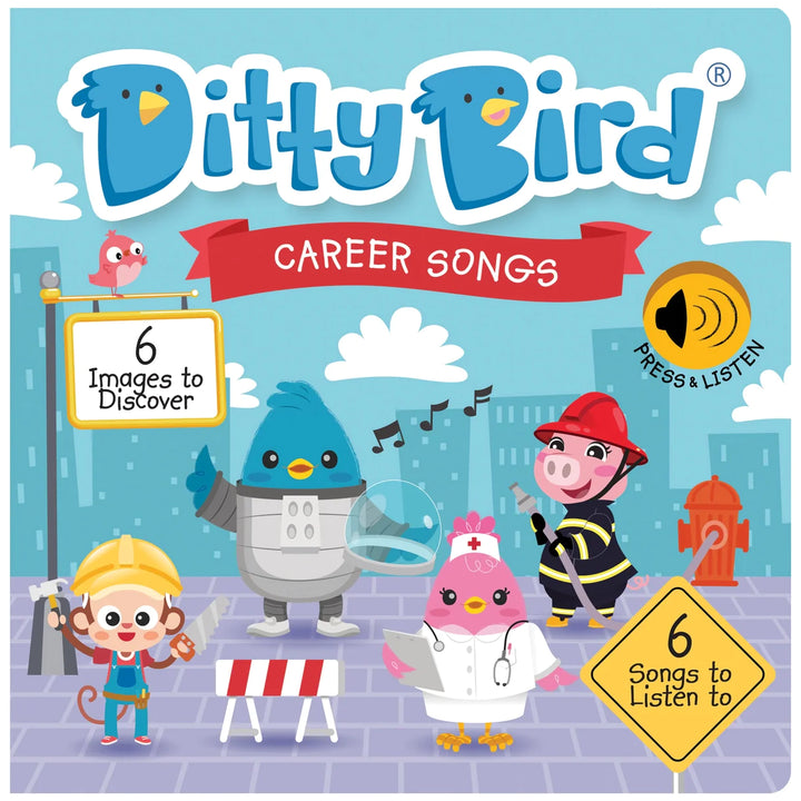 Ditty Bird Baby Sound Book: Career Songs