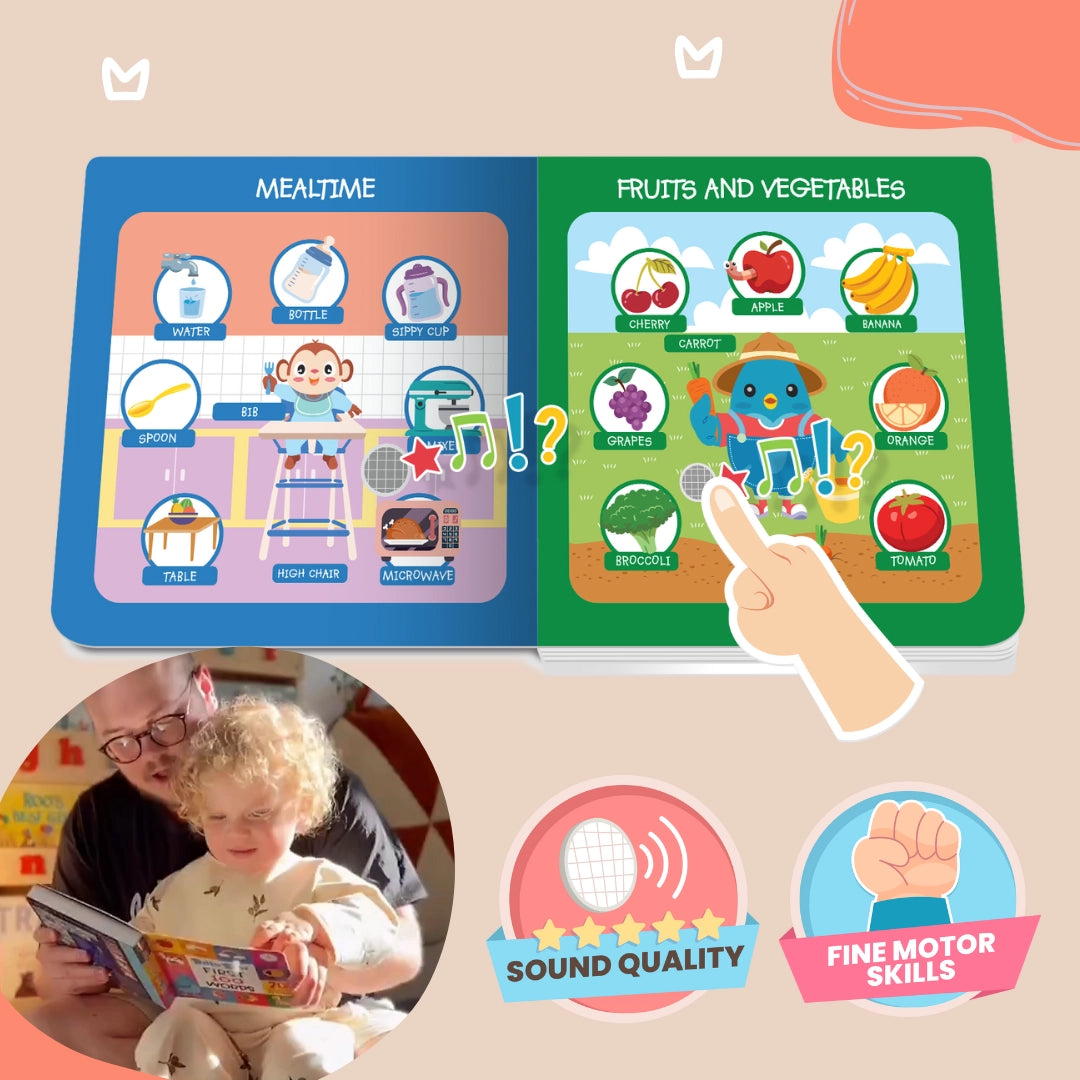 Ditty Bird Baby Sound Vocabulary Book: First 100 Words