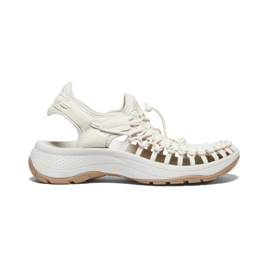 KEEN Women's UNEEK Astoria Sneaker Sandels - Birch/Silver Birch