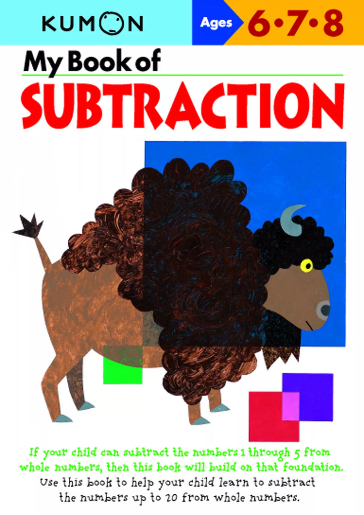 >KUMON Grade 1-3 My Book of Subtraction - Age 6-8