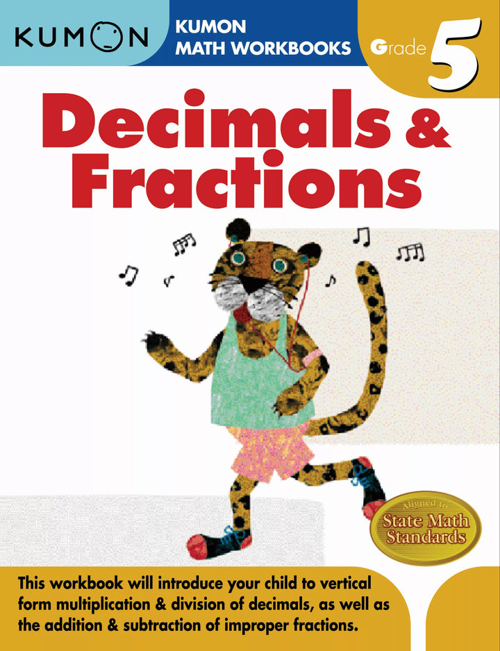 >KUMON Grade 5 Decimals & Fractions Age 9-11