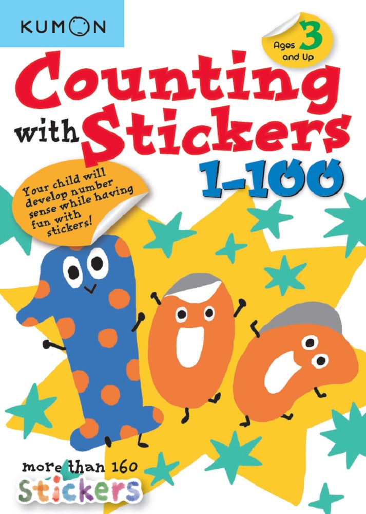 >KUMON Grade  PreK-K Counting With Stickers 1-100