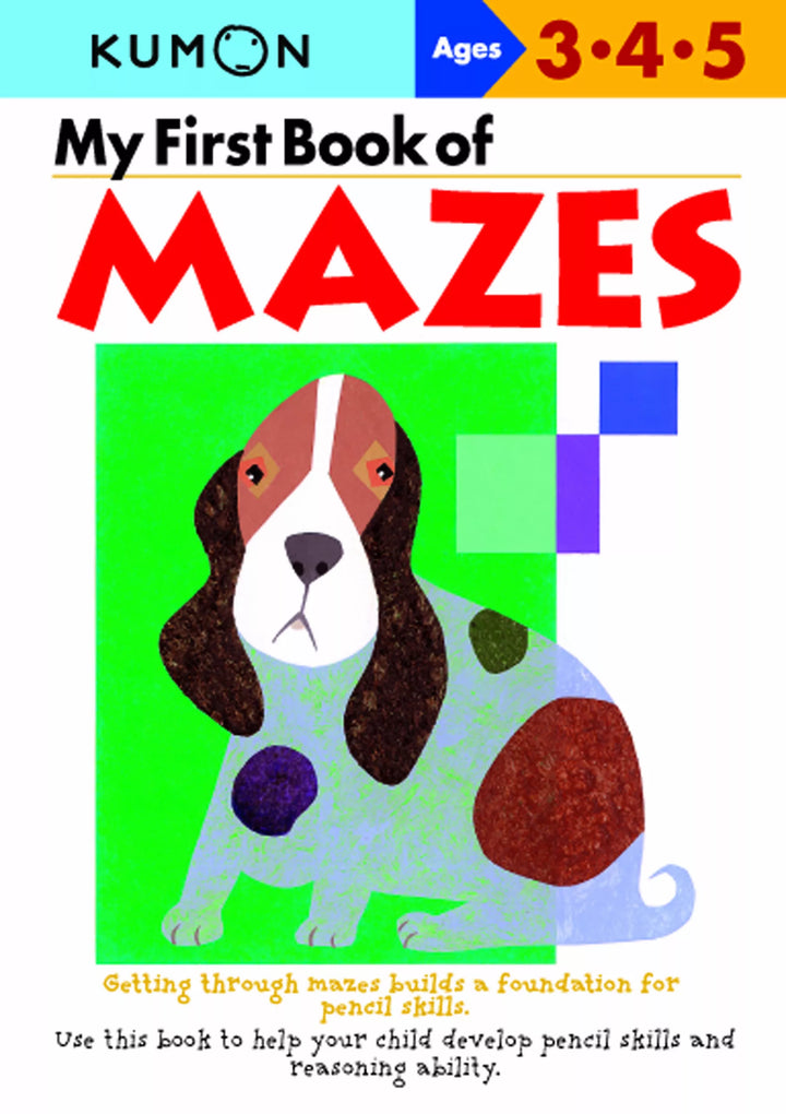 >KUMON Grade  PreK-K My First Book Of Mazes Age 3-5