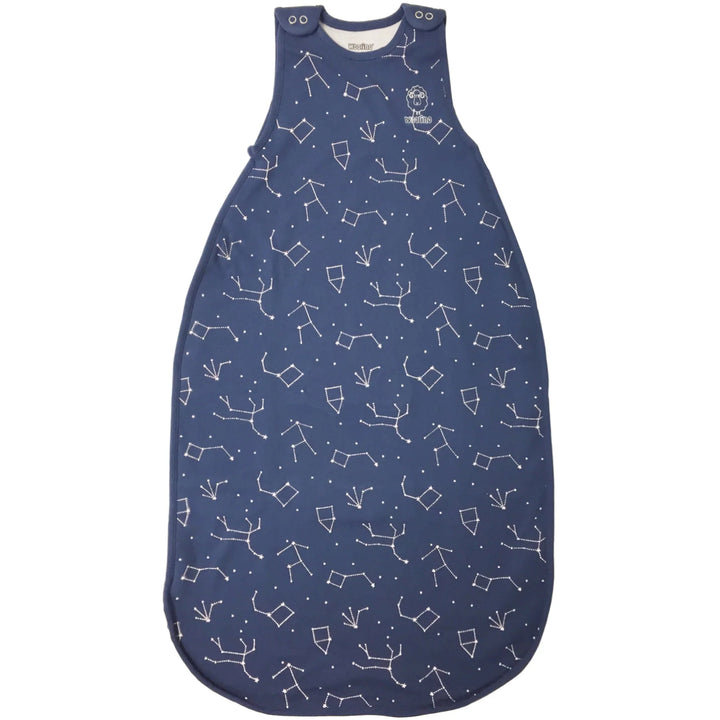 >Woolino Merino Wool 4 Season BIG KID Sleep Bag - Night Sky