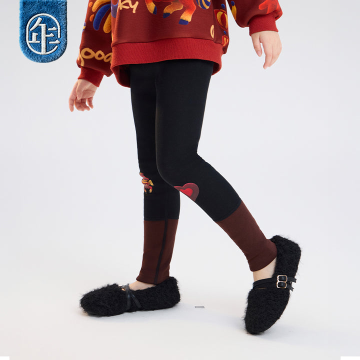 >Nian 年衣 马上有福打底裤 - 河豚黑