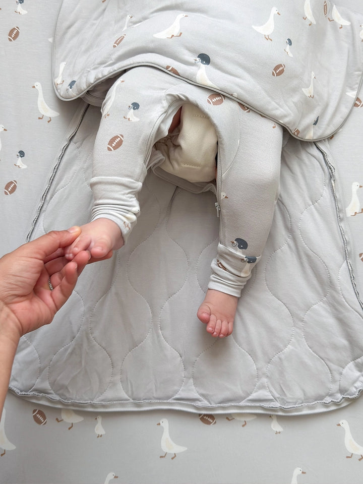 >Gunamuna Baby 1.0 TOG Long Sleeve Sleep Sack - Football Goose