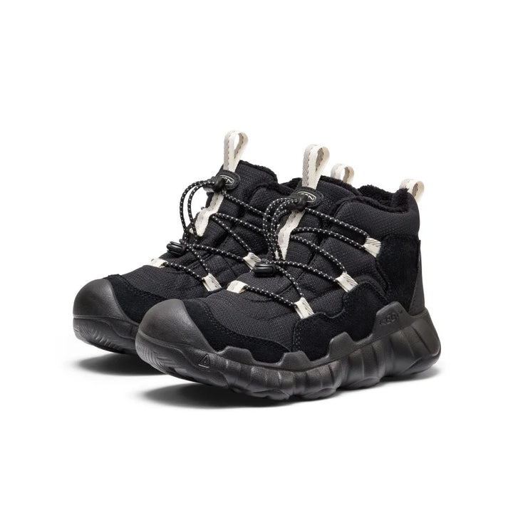 >KEEN Kids Hypowser Waterproof Chukka - BLACK/BIRCH