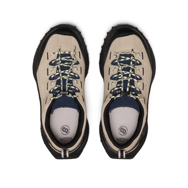 >KEEN Kids Jasper Zionic All-Terrain Traction Sneaker - SAFARI/WAX YELLOW