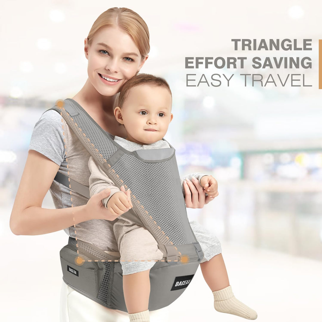 Breathable Cotton Lightweight Baby Carrier [3-color]