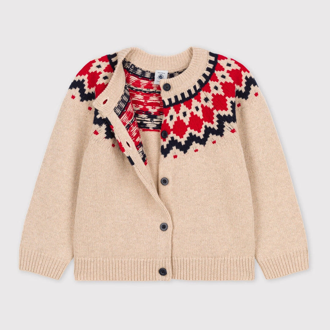 Petit Bateau Kids Wool/Cotton Cardigan