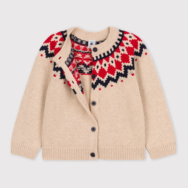 Petit Bateau Kids Wool/Cotton Cardigan