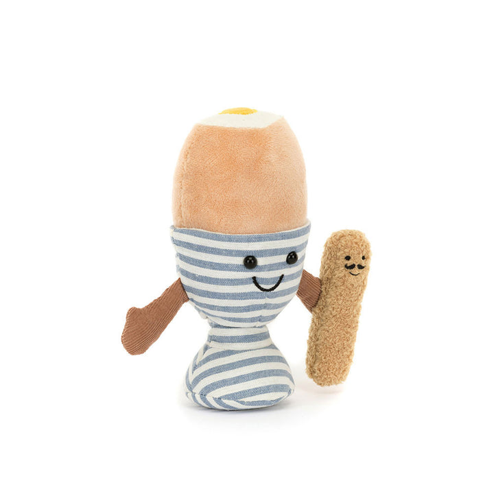 Jellycat Amuseables Eggetha Egg & Lance Soldier 6.3in x 4.7in x 2in