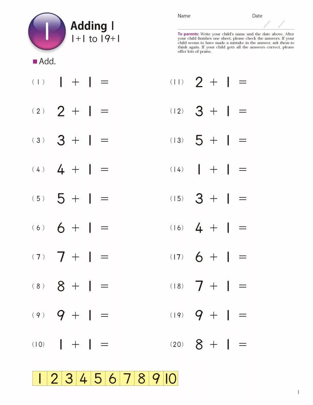 >KUMON Grade  K-2 My Book of Addition - Age 4-6