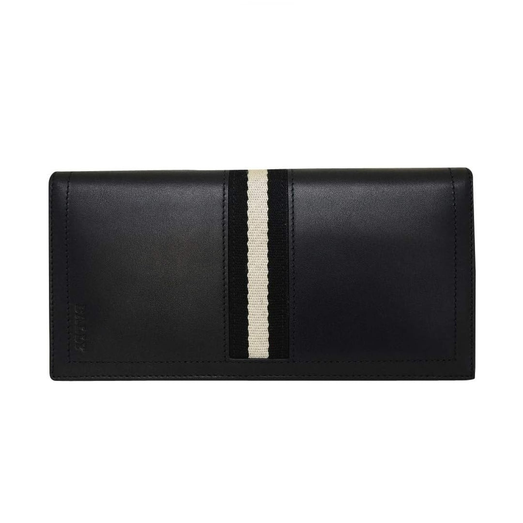 BALLY Men's TALIRO Long Wallet with Ribbon Stripe Pattern