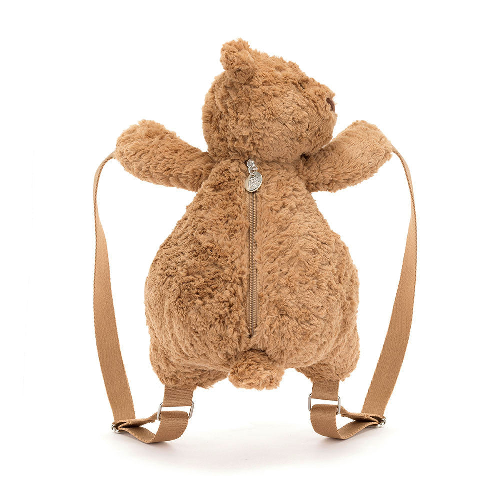 Jellycat Bartholomew Bear Backpack 12.2in x 6.7in x 5.5in