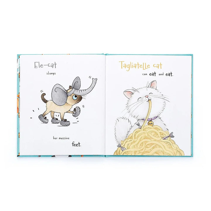 Jellycat All Kinds Of Cats Book H9" X W7"