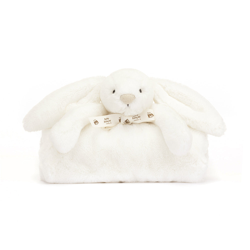 Jellycat Bashful Luxe Bunny Blankie - White (Gift Box) 22in x 27.6in x 3.5in