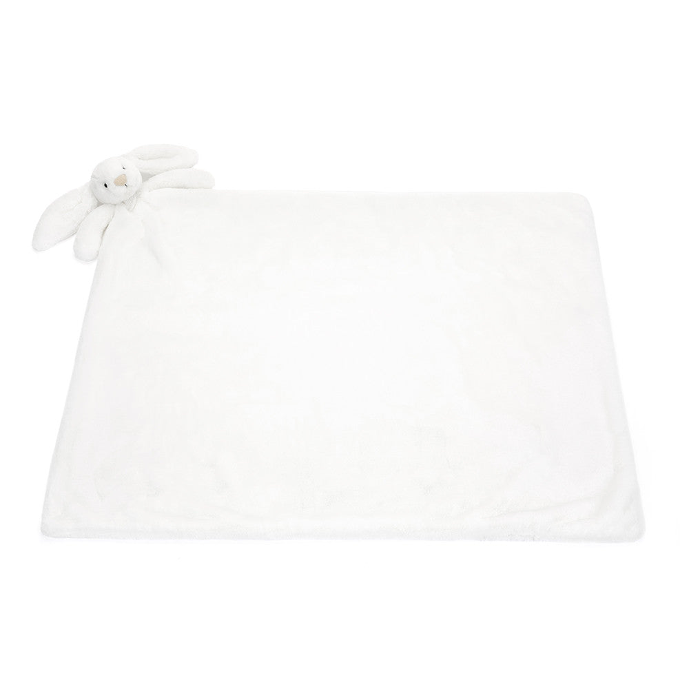 Jellycat Bashful Luxe Bunny Blankie - White (Gift Box) 22in x 27.6in x 3.5in