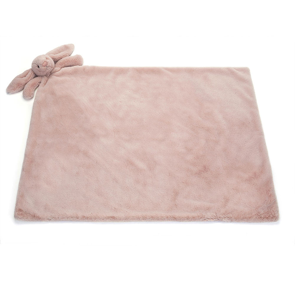 Jellycat Bashful Luxe Bunny Blankie - Rosa (Gift Box) 22in x 27.6in x 3.5in