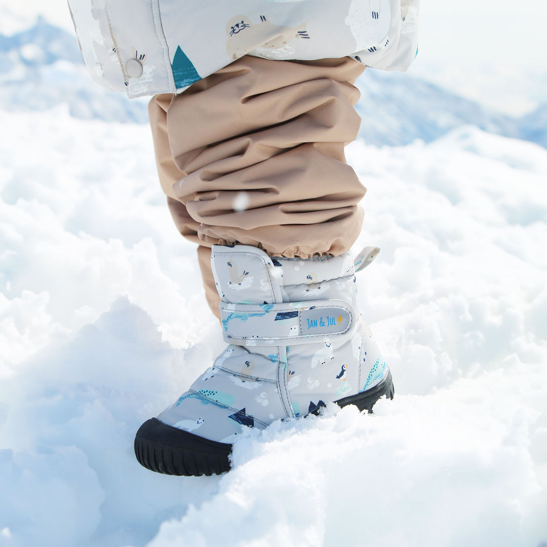 >Jan &amp; Jul Kids Toasty-Dry Boots/Booties - Polar Pals