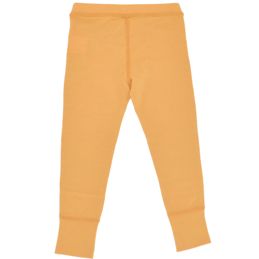 >Woolino Kids Merino Wool Base Layer Long Sleeve Top + Leggings Set - Honey