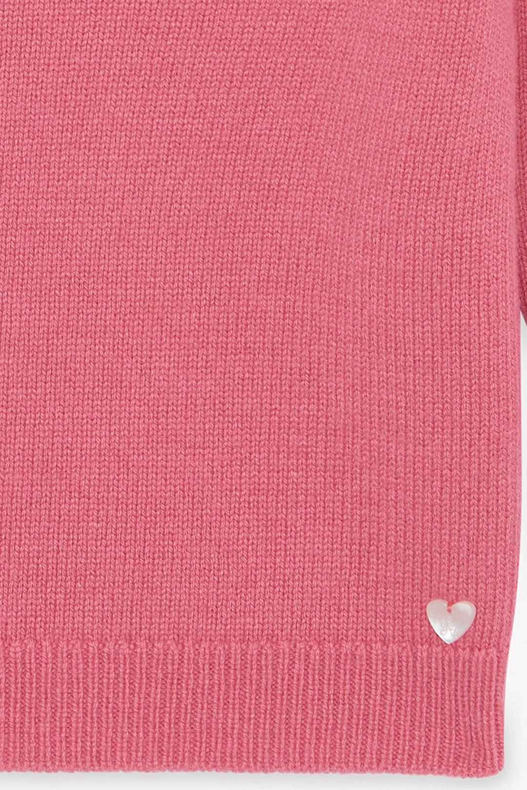 >Tartine et Chocolat Kids Wool Floral Embroidery Sweater - Peony Pink
