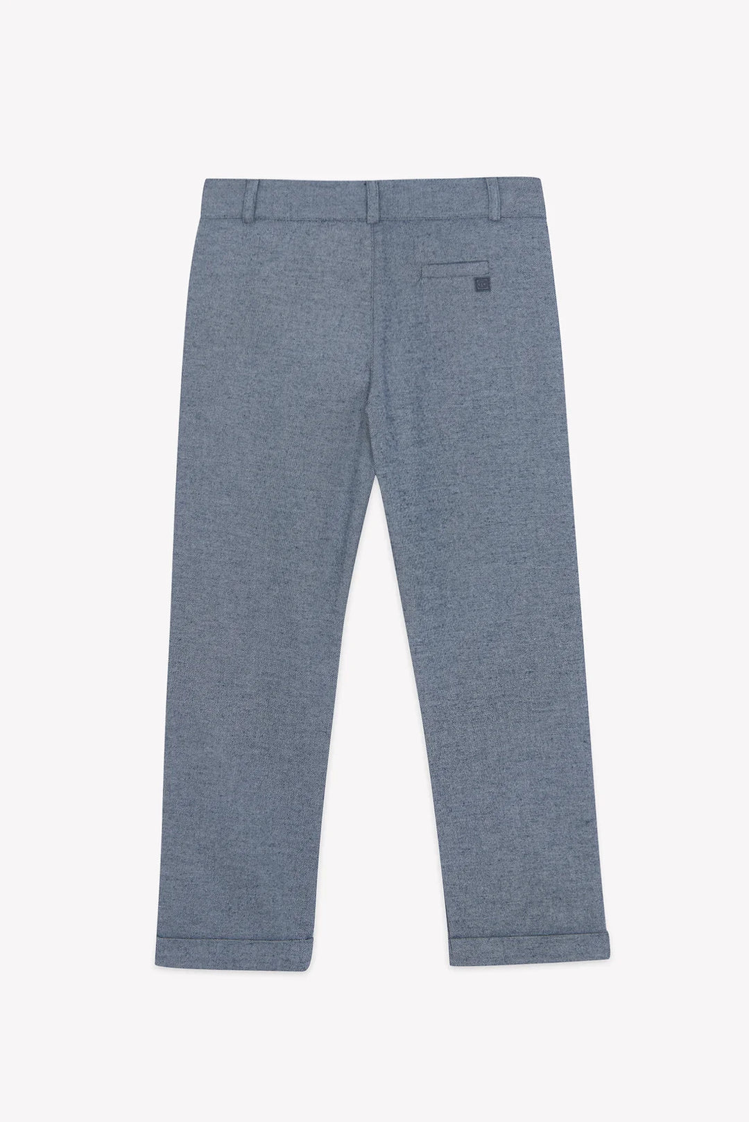 >Tartine et Chocolat Kids Cotton Pleats Trousers - Navy