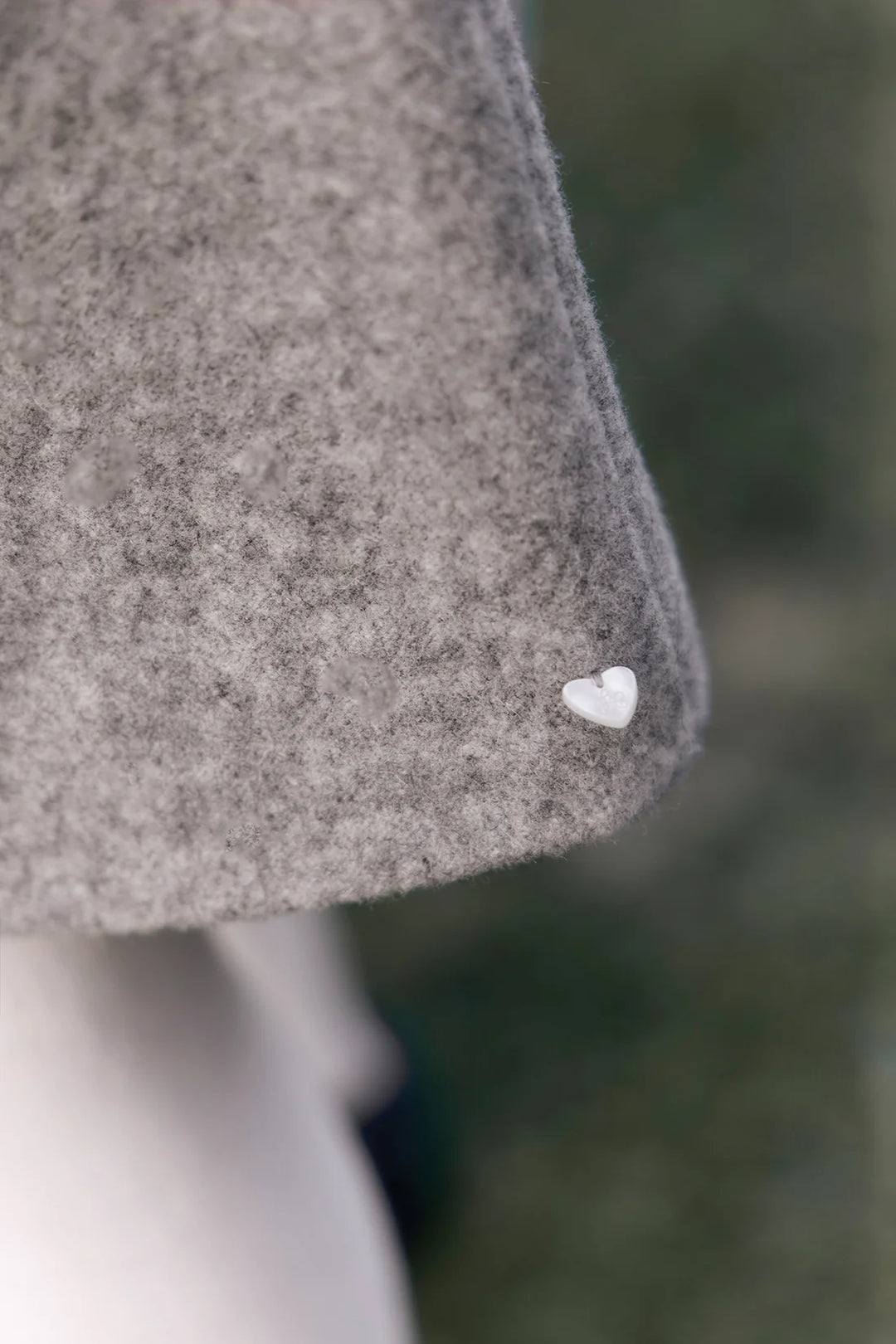 >Tartine et Chocolat Kids Wool Snowflake Embroidery Skirt - Heather Grey