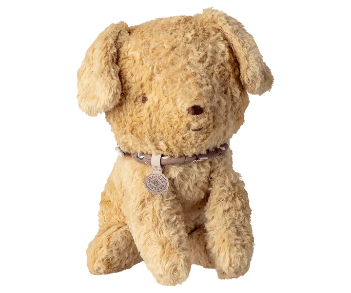 >Maileg Puppy, Small - Soft sand