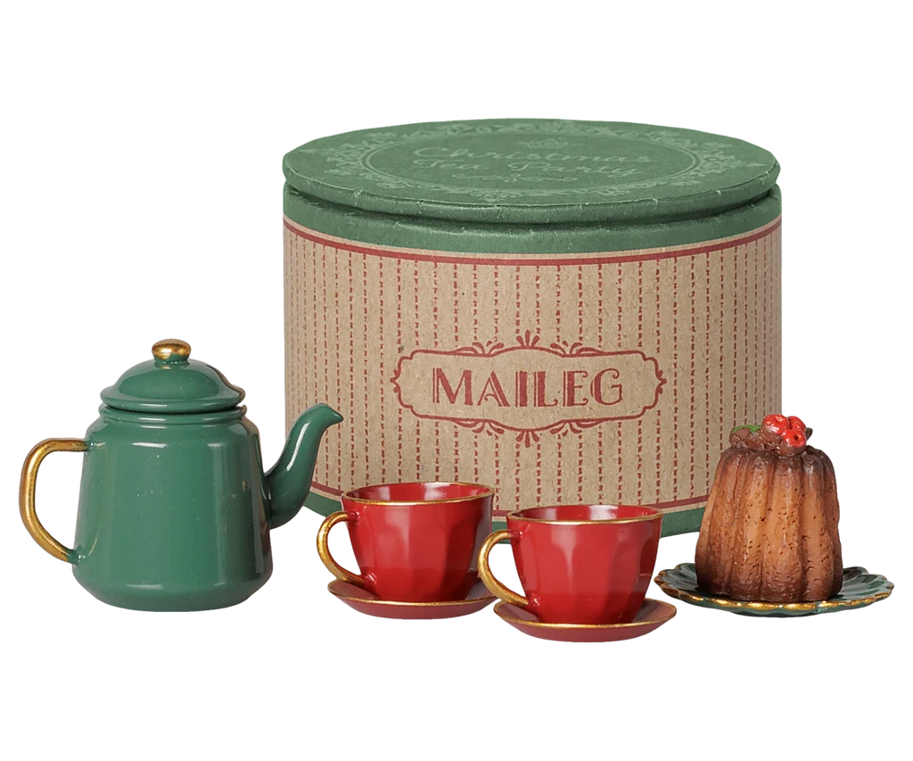 >Maileg Christmas tea party, Mouse - Red/Green [Expected Receipt Date: Nov 26]